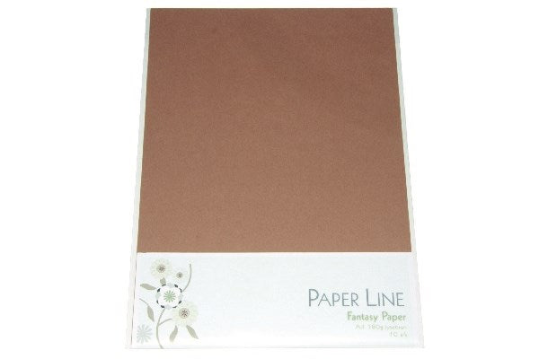 Fantasy karton 180g A4 10stk i pakke lysebrun
